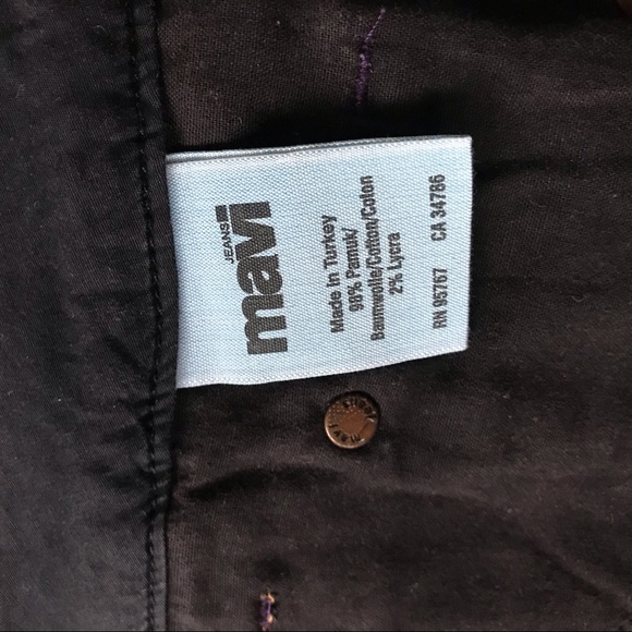 Mavi black denim mini skirt - Picture 3 of 3